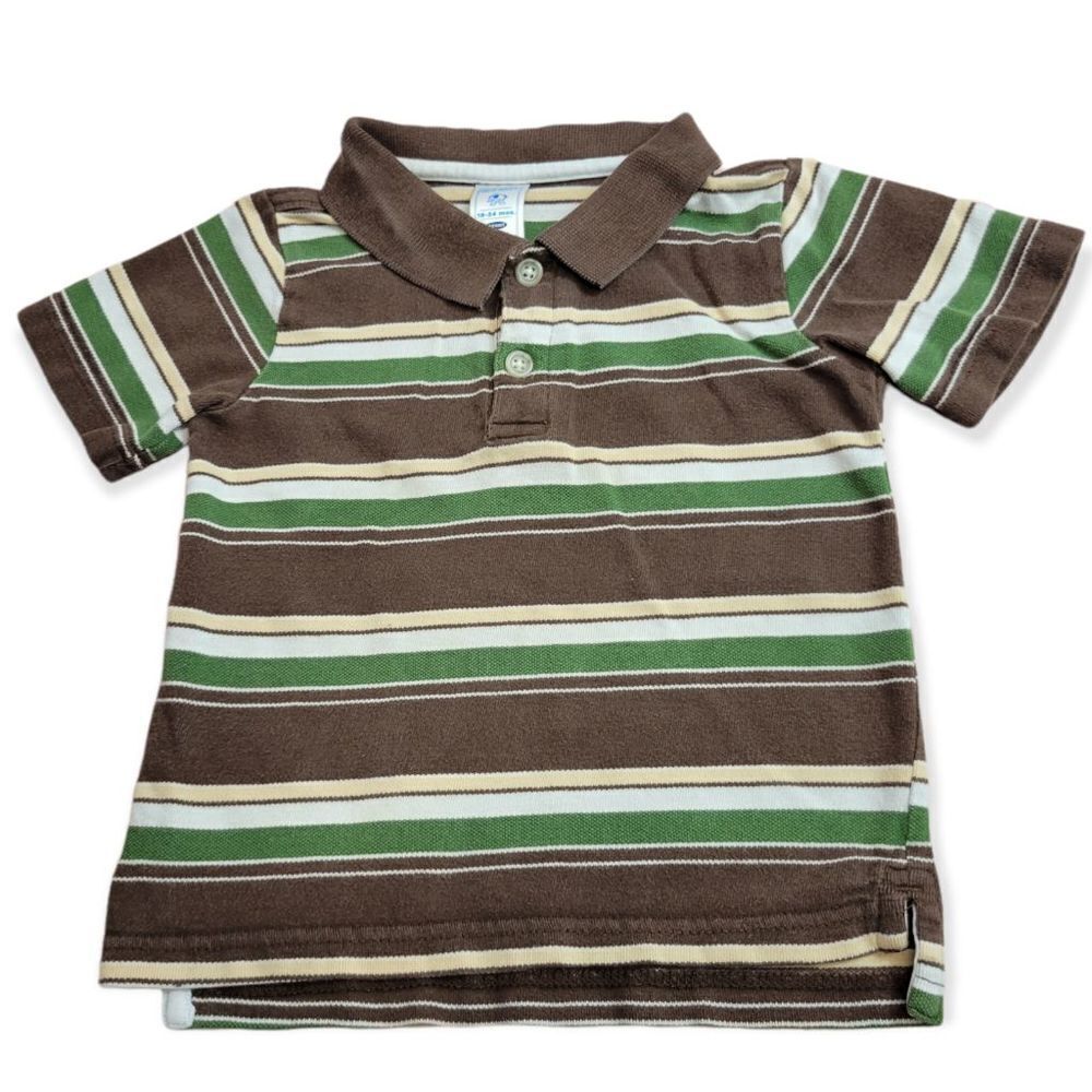 Old Navy stripped polo shirt 18/24mo